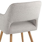 Стул в рогожке серого цвета NEASAN STOOL варинант исполнения - 6 | Loft Concept в Саратове