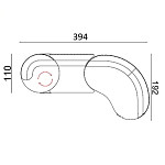 Модульный диван Calypso с кушеткой варинант исполнения - 6 | Loft Concept в Саратове