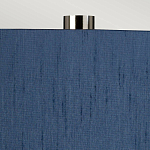 Настольная лампа с цилиндрическим абажуром и прозрачным стеклянным основанием Quintiesse варинант исполнения - 10 | Loft Concept в Саратове