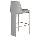 Стул барный серый с обивкой из экокожи Special Support варинант исполнения - 2 | Loft Concept в Саратове
