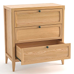 Комод с 3-мя ящиками светлый дуб Silva Oak Chest of Drawers варинант исполнения - 4 | Loft Concept в Саратове