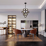 Люстра в форме виноградой грозди Inflorescence варинант исполнения - 4 | Loft Concept в Саратове