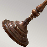 Торшер классического стиля цвета темная бронза с бежевым льяным абажуром Feiss варинант исполнения - 4 | Loft Concept в Саратове