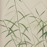 Обои ручная роспись Wild Grasses Special Colourway on Bleached Silver slub silk варинант исполнения - 1 | Loft Concept в Саратове