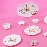 Десертная тарелка Seletti Kintsugi варинант исполнения - 2 | Loft Concept в Саратове