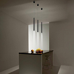 Подвсеной светильник светодиодный металлический цилиндрической формы Высота 100 см Trumpet tube варинант исполнения - 5 | Loft Concept в Саратове