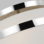 Потолочный светильник с белым тканевым абажуром Generation Lighting варинант исполнения - 3 | Loft Concept в Саратове