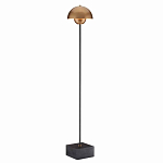 Торшер с куполообразным абажуром на чёрном мраморном основании Riverside Floor Lamp варинант исполнения - 2 | Loft Concept в Саратове