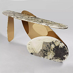 Консоль в виде овальных элементов Jinye console варинант исполнения - 2 | Loft Concept в Саратове