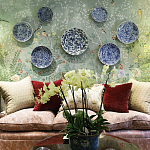 Обои ручная роспись Temple Newsam Mercury Grey варинант исполнения - 4 | Loft Concept в Саратове