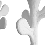 Люстра с белым каркасом и тканевыми абажурами Natural Stems варинант исполнения - 2 | Loft Concept в Саратове