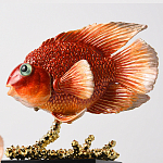 Статуэтка декоративная Рыбка-попугай Inhabitants of the Seas варинант исполнения - 5 | Loft Concept в Саратове