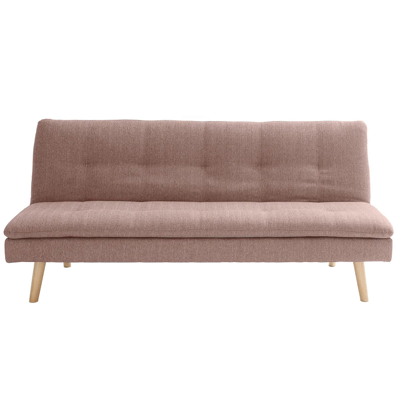 Раскладной диван Lavoie Pink Sofa Розовый Береза Раскладной диван Lavoie Pink Sofa Розовый Береза в Саратове | Loft Concept