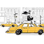 Megan Hess. New york: through a fashion eye варинант исполнения - 4 | Loft Concept в Саратове