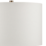 Настольная лампа с фактурным основанием с сочетании белого и зеленого цветов Festoon варинант исполнения - 2 | Loft Concept в Саратове