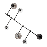 Бра с 5-ю плафонами разного диаметра и цвета Polyhedron варинант исполнения - 2 | Loft Concept в Саратове