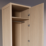 Узкий Шкаф Primo с 2 выдвижными ящиками Светлый дуб варинант исполнения - 6 | Loft Concept в Саратове