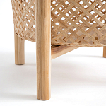 Кашпо на ножках из бамбука Bamboo Decor варинант исполнения - 6 | Loft Concept в Саратове