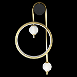 Бра с круглой рамкой и стеклянными белыми шарами B.LUX C Ball варинант исполнения - 2 | Loft Concept в Саратове