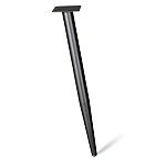 Обеденный стол с прямоугольной черно-золотой столешницей из стекла на 4-х металлических ножках Gold and Black Marble варинант исполнения - 5 | Loft Concept в Саратове