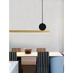 Люстра линейная светодиодная в минималистичном стиле New Age of Light варинант исполнения - 7 | Loft Concept в Саратове