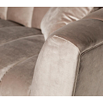 Диван трехместный велюровый серый Island of Comfort варинант исполнения - 3 | Loft Concept в Саратове