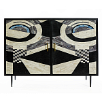Буфет в гостиную с инкрустацией  Bone Inlay sideboard - 2 doors варинант исполнения - 1 | Loft Concept в Саратове