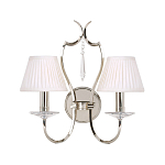 Бра с 2-мя лампами и подвеской из прозрачного стекла Elstead Lighting варинант исполнения - 2 | Loft Concept в Саратове