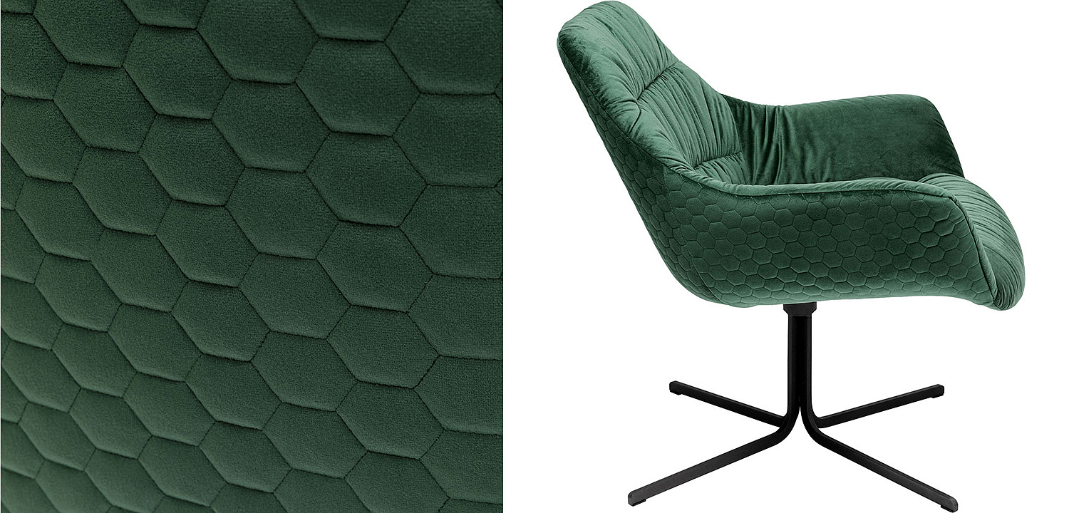 Кресло вращающееся Green Honeycomb - Loft-Concept в Саратове