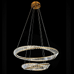 Люстра подвесная из 2-х колец Round Air Chandelier варинант исполнения - 1 | Loft Concept в Саратове