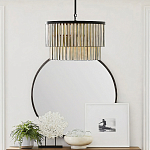 Люстра круглая с подвесками из натурального перламутра Nacre варинант исполнения - 2 | Loft Concept в Саратове