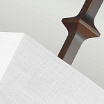 Бра бронзового цвета с полукруглым матовым стеклянным плафоном в геометрическом каркасе Feiss варинант исполнения - 6 | Loft Concept в Саратове