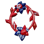 Зеркало овальное Love God варинант исполнения - 1 | Loft Concept в Саратове