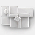 Модульный диван трансформер Harn в стиле минимализм  варинант исполнения - 2 | Loft Concept в Саратове