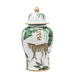 Ваза из фарфора с ручной росписью Leopard Collection  варинант исполнения - 3 | Loft Concept в Саратове