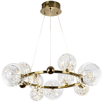 Дизайнерская кольцевая люстра с гирляндой внутри стеклянных плафонов Iona Garland Chandelier 9 варинант исполнения - 2 | Loft Concept в Саратове