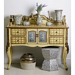 Комод деревянный Illustration of flowers варинант исполнения - 7 | Loft Concept в Саратове