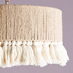 Люстра круглая плетеная с кисточками Solar Glow варинант исполнения - 7 | Loft Concept в Саратове