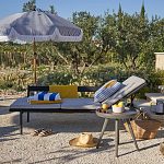 Диван-шезлонг черный Annet варинант исполнения - 7 | Loft Concept в Саратове