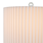 Настольная лампа с прозрачным корпусом и фактурным абажуром Charm and Luxury варинант исполнения - 2 | Loft Concept в Саратове