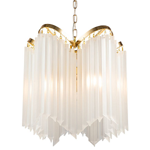 Люстра с подвесками из стеклянных пластин Chrysaora