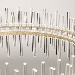 Люстра круглая с прозрачными стеклянными трубками 51 см Nembus варинант исполнения - 12 | Loft Concept в Саратове