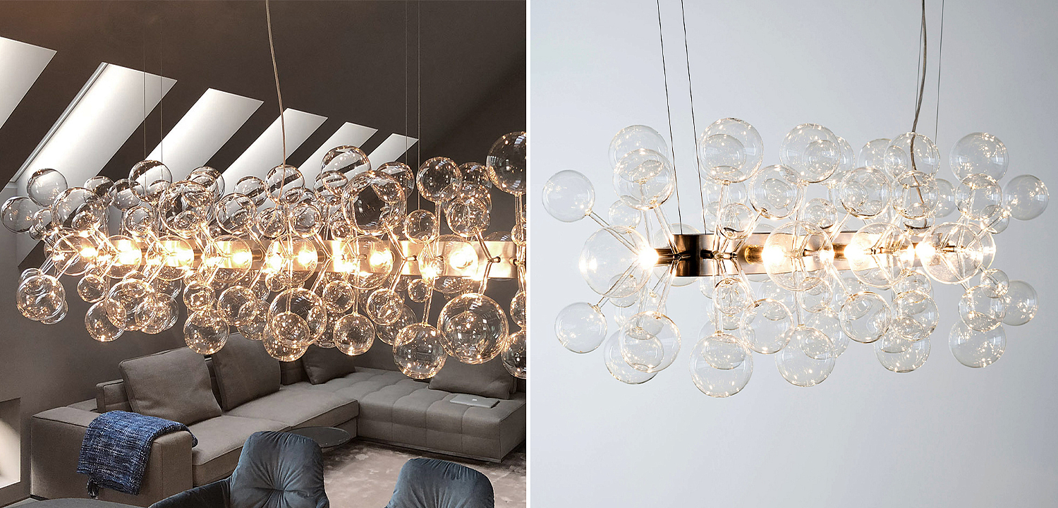 Линейная Люстра Cloud Isabel Hamm Licht Линейная Люстра Cloud Isabel Hamm Licht - Loft-Concept в Саратове
