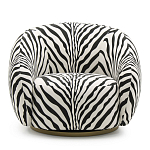 Кресло Bear с принтом Зебра варинант исполнения - 2 | Loft Concept в Саратове