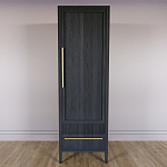 Узкий Шкаф Primo с 2 выдвижными ящиками Черный дуб варинант исполнения - 2 | Loft Concept в Саратове