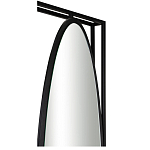 Зеркало овальное в металлической оправе в стиле лофт Urban Style Space варинант исполнения - 2 | Loft Concept в Саратове