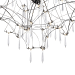 Потолочный светильник с тонким металлическим каркасом цвета хром Quasar варинант исполнения - 4 | Loft Concept в Саратове