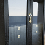 Дизайнерский шкаф витрина Elsa Dreams Black с 4-мя ящиками варинант исполнения - 4 | Loft Concept в Саратове