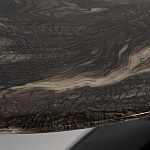 Стол журнальный овальный с столешницей из искусственного мрамора Alonso Gloss варинант исполнения - 3 | Loft Concept в Саратове