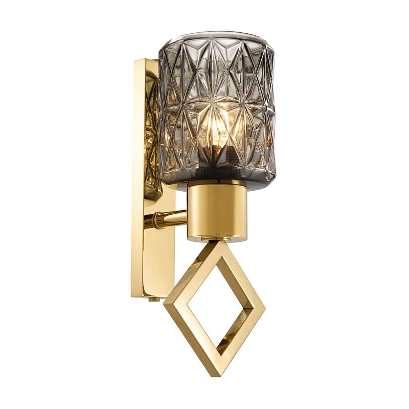Бра Eichholtz Wall Lamp Touch Золотой Дымчатый (Smoke) Бра Eichholtz Wall Lamp Touch Золотой Дымчатый (Smoke) в Саратове | Loft Concept